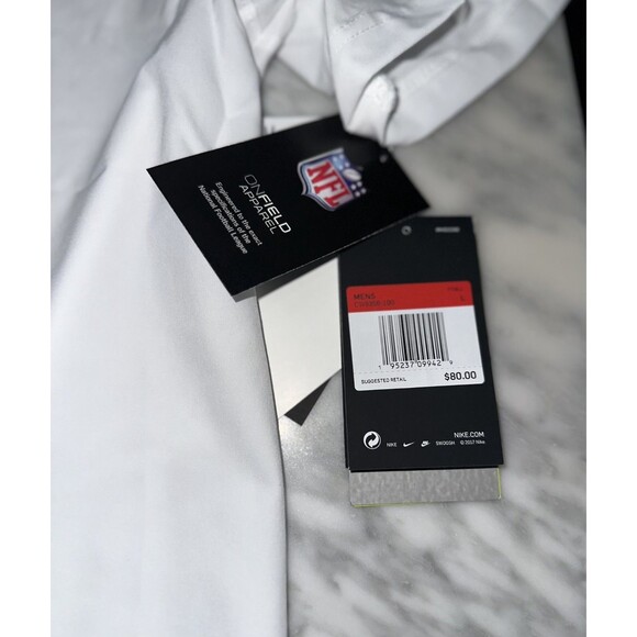 NIke NFL Miami Dolphins Dri Fit On Field polo shirt white men Large CW8356 100 - Picture 12 of 12